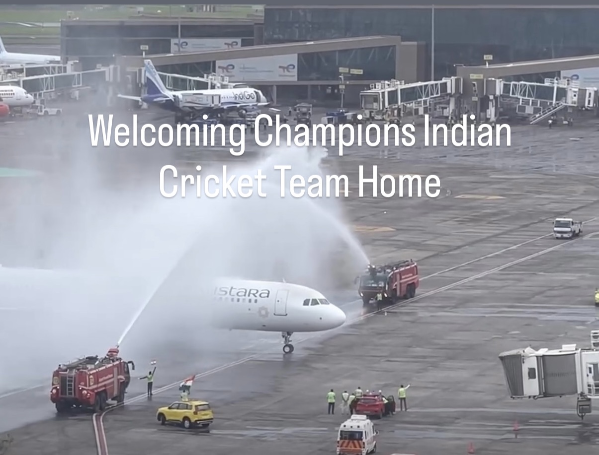 Welcoming Champions Indian Cricket Team Home