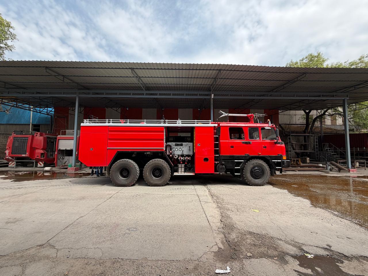 Fire truck after overhaul