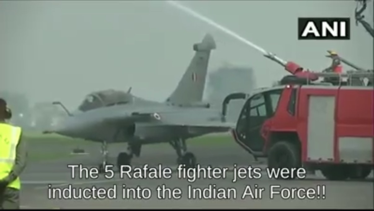 5 Rafale Fighter Jets Inducted into the Indian Air Force